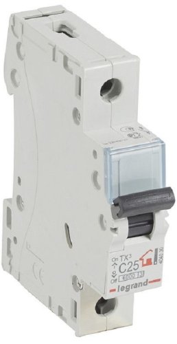 Выключатель автоматический Legrand TX3 6000 1п 25А C 6кА  картинка